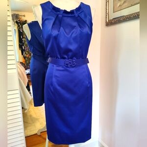 Beautiful vibrant cobalt blue dress